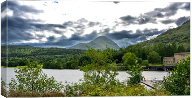 Loch Lomond Canvas Print by Mike Bell