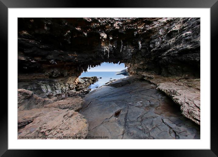 Admirals Arch at Cape du Couedic Framed Mounted Print by Carole-Anne Fooks