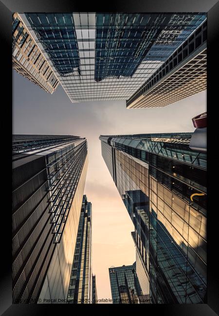 Hongkong Financial District Framed Print by Pascal Deckarm
