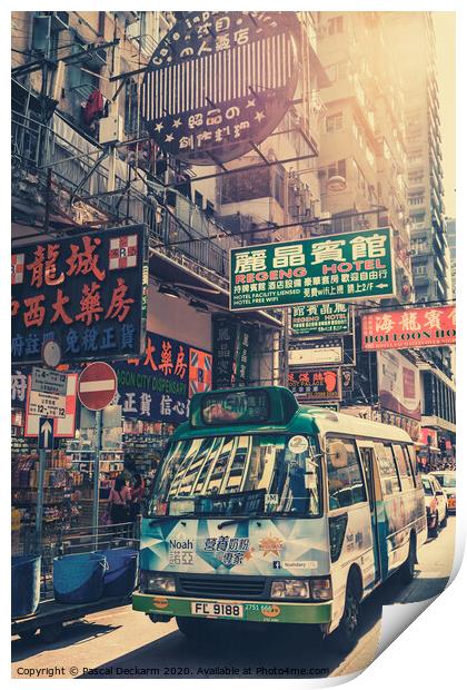 Hong kong Signs II Print by Pascal Deckarm