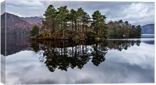 Reflections of Loch Katrine, Scotland Canvas Print by George Robertson