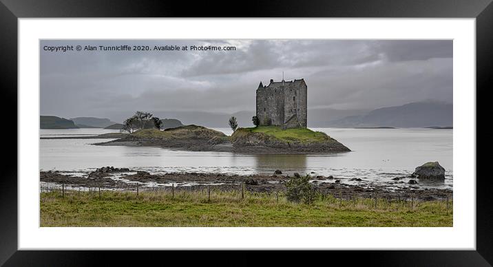 Castle Stalker Framed Mounted Print by Alan Tunnicliffe