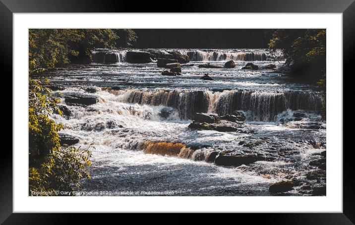 Going with the Flow Framed Mounted Print by Gary Clarricoates
