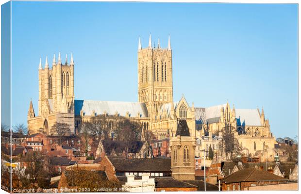 Lincoln Cathedral Canvas Print by Martyn Williams