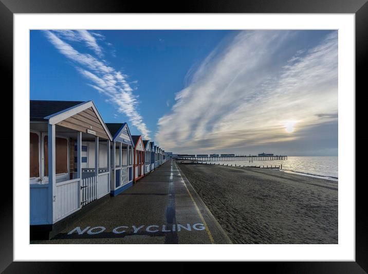 Dawn in Southwold, 9th June 2017 Framed Mounted Print by Andrew Sharpe