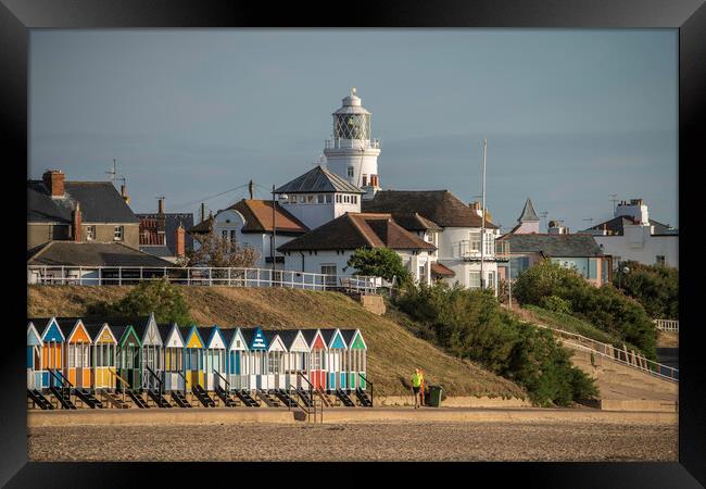 Dawn in Southwold, 27th September 2019 Framed Print by Andrew Sharpe