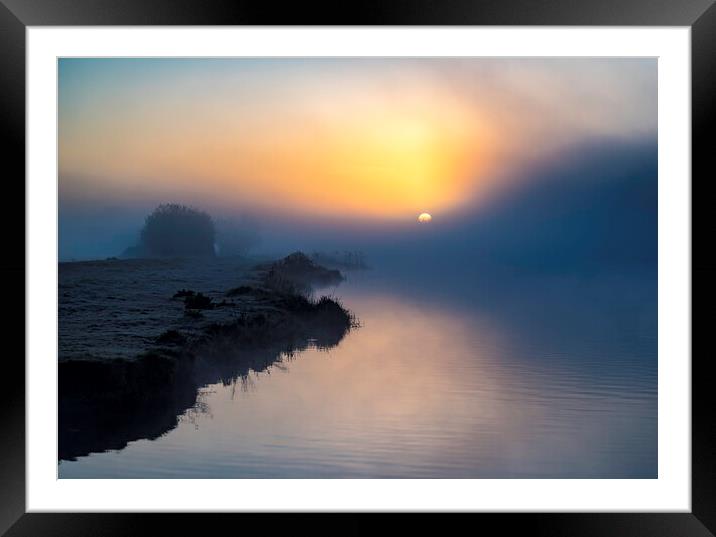 Dawn, 20th April 2016 Framed Mounted Print by Andrew Sharpe