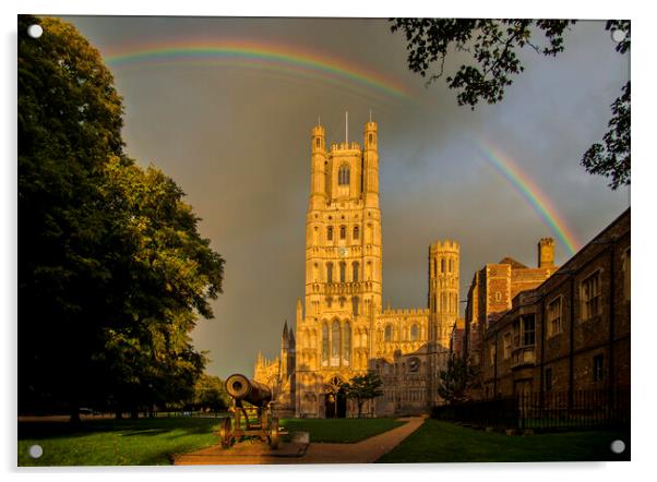Ely Cathedral, Cambridgeshire Acrylic by Andrew Sharpe