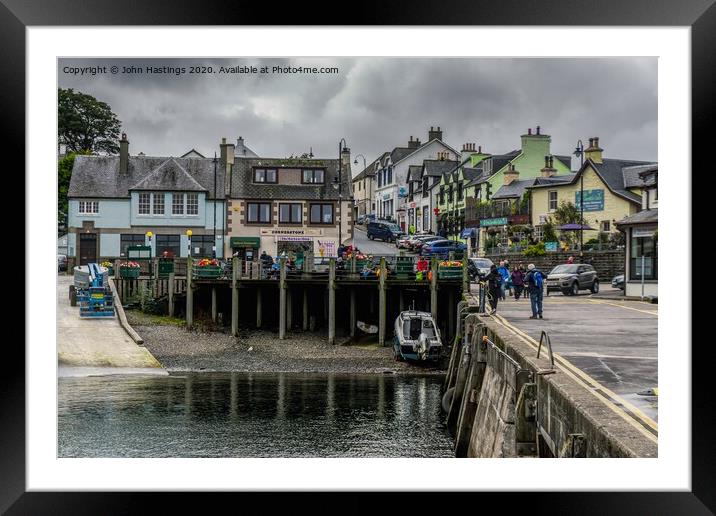 Colourful Mallaig Harbour Framed Mounted Print by John Hastings