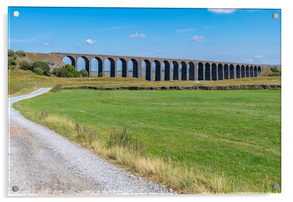 Ribblehead Viaduct, Yorkshire, England Acrylic by Dave Collins