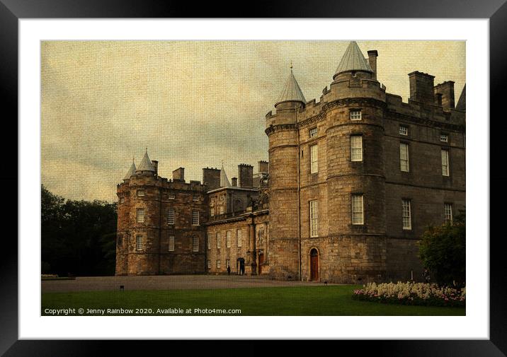 The Queen's Gallery, Edinburgh. Scotland Framed Mounted Print by Jenny Rainbow