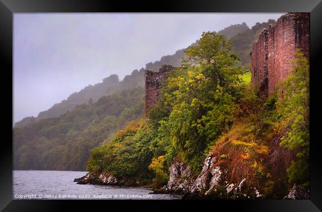 Urquhart Castle. Loch Ness. Scotland Framed Print by Jenny Rainbow