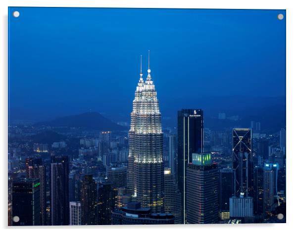 Petronas Towers Acrylic by david harding