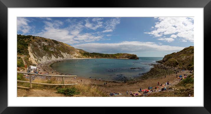 Lulworth Cove Framed Mounted Print by Ray Hill