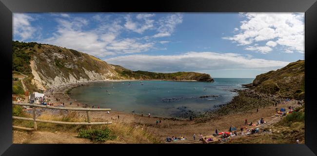 Lulworth Cove Framed Print by Ray Hill
