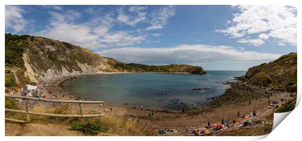 Lulworth Cove Print by Ray Hill
