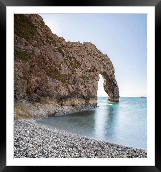 Durdle Door Framed Mounted Print by Ray Hill