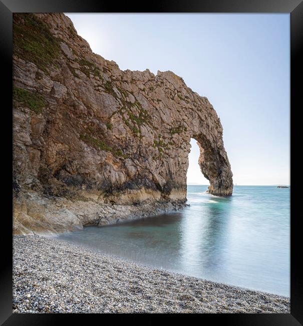 Durdle Door Framed Print by Ray Hill