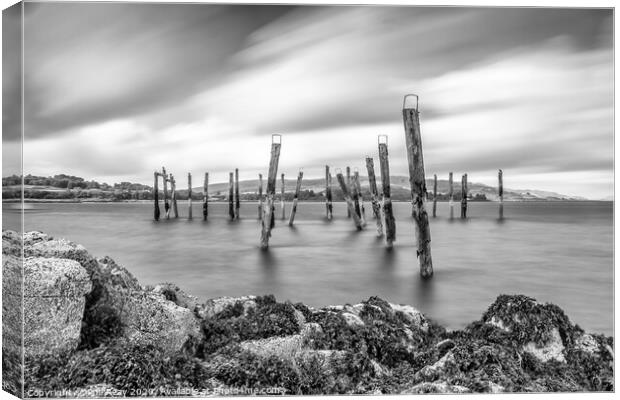Salen old pier Canvas Print by Phil Reay