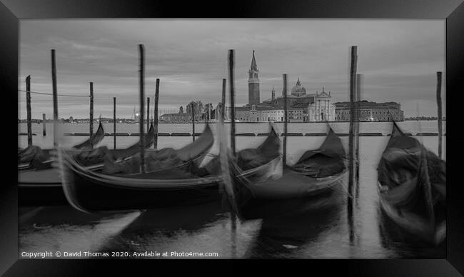 Serene Venice Sunrise Framed Print by David Thomas