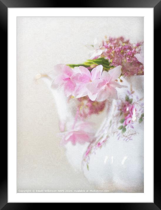 In the Pink Framed Mounted Print by Eileen Wilkinson ARPS EFIAP