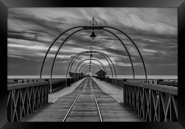 Southport Pier Framed Print by Roger Green