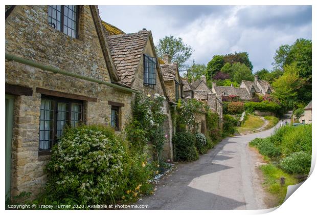 Arlington Row in Bibury - Beautiful Cotswolds Print by Tracey Turner