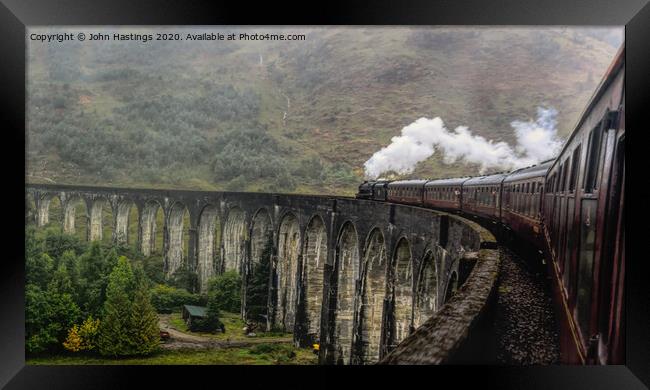 The Scottish Engine's Harry Potter Journey Framed Print by John Hastings
