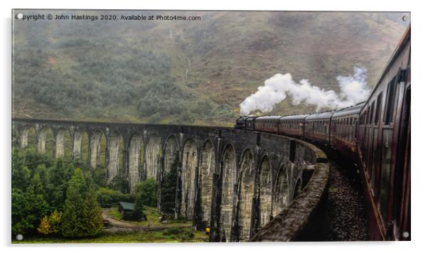 The Scottish Engine's Harry Potter Journey Acrylic by John Hastings