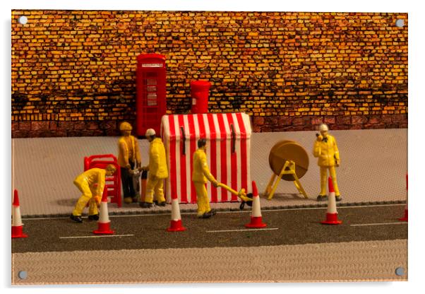 Roadworks Acrylic by Steve Purnell