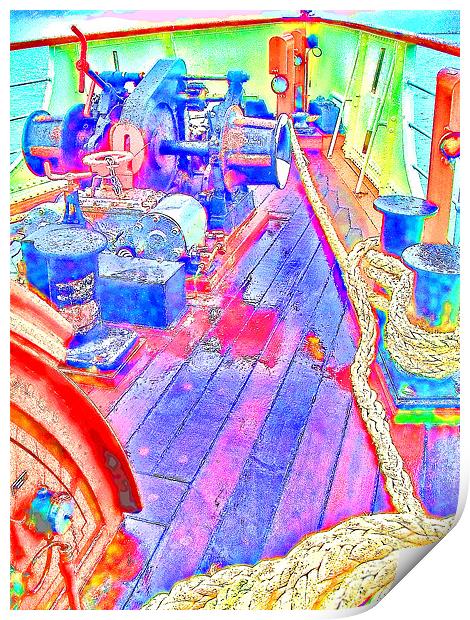Waverley Paddle Steamer Print by Alice Gosling