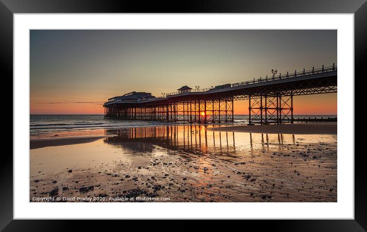 Cromer Pier Sunrise Norfolk Framed Mounted Print by David Powley