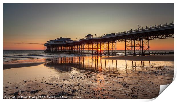 Cromer Pier Sunrise Norfolk Print by David Powley