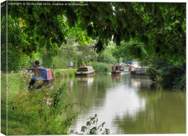 The Waterway Canvas Print by Nicola Clark