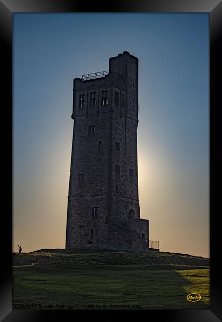 Victoria Tower - Huddersfield, West Yorkshire Framed Print by Glen Allen