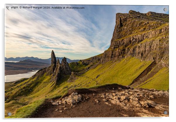 The Storr, Isle of Skye. Acrylic by Richard Morgan