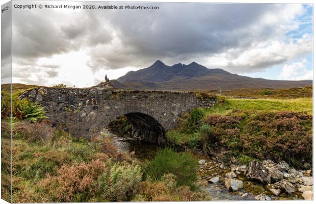 Cuillin Mountain, Isle of Skye Canvas Print by Richard Morgan
