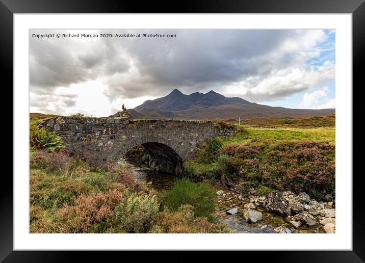 Cuillin Mountain, Isle of Skye Framed Mounted Print by Richard Morgan