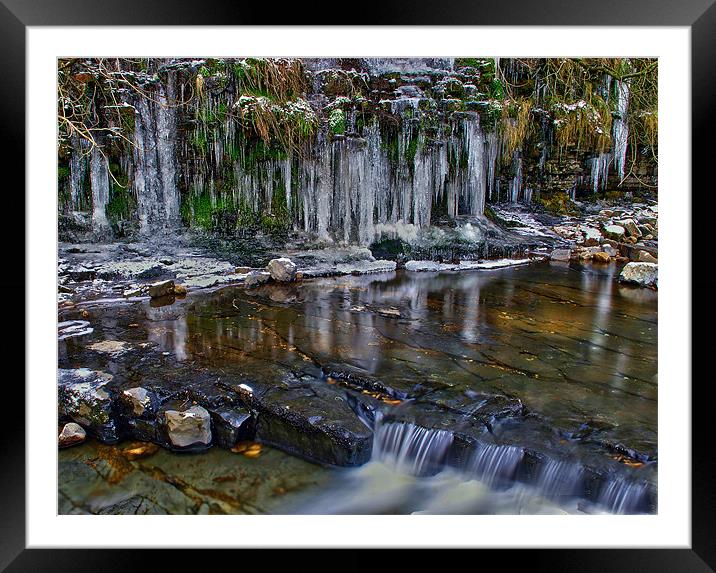 Ice River Framed Mounted Print by Richie Fairlamb
