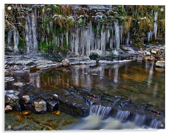 Ice River Acrylic by Richie Fairlamb