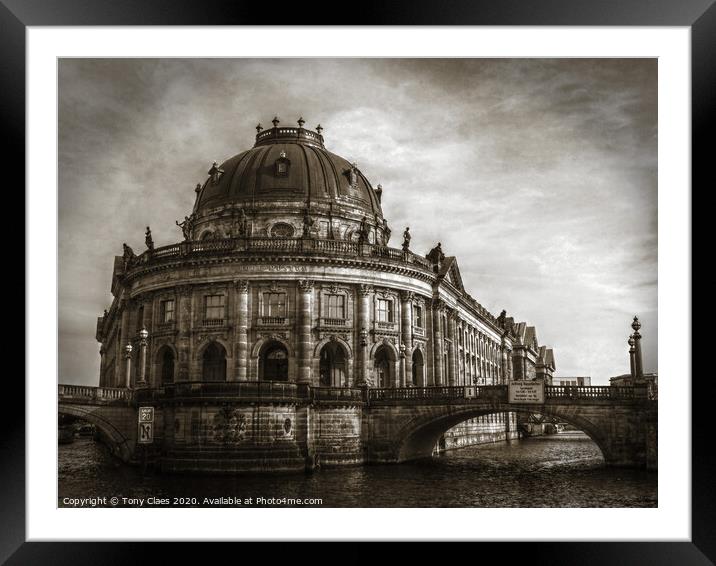 Museumsinsel Berlin Framed Mounted Print by Tony Claes