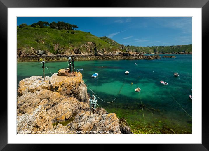 Saints Bay, Guernsey Framed Mounted Print by Dominic Shaw-McIver