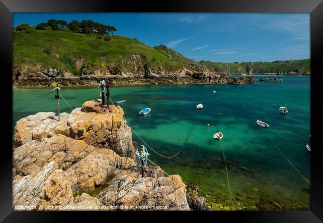 Saints Bay, Guernsey Framed Print by Dominic Shaw-McIver