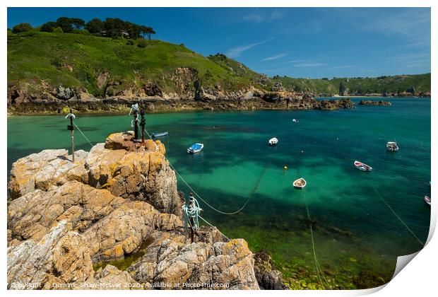 Saints Bay, Guernsey Print by Dominic Shaw-McIver
