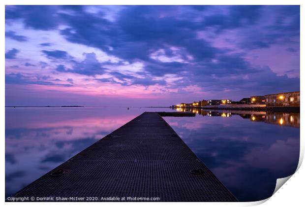 West Kirby Sunset Print by Dominic Shaw-McIver