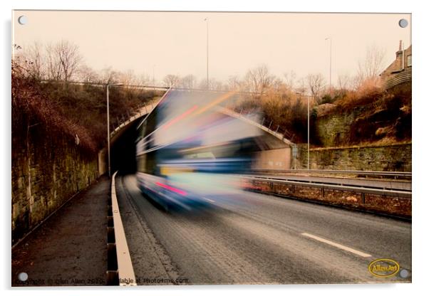 Speedy Bus Acrylic by Glen Allen
