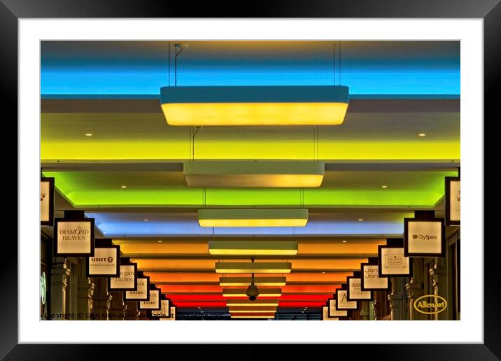 Rainbow Ceiling  Framed Mounted Print by Glen Allen
