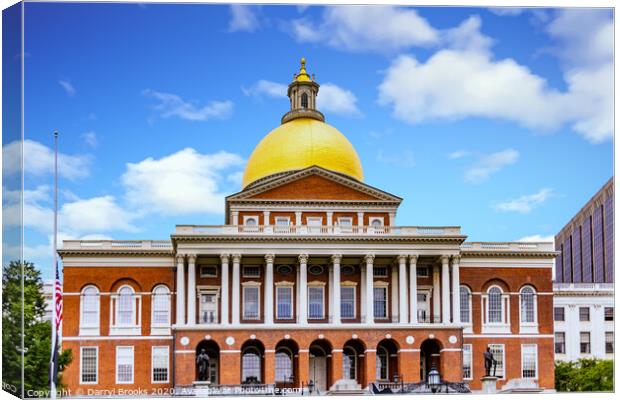 The State House in Boston Canvas Print by Darryl Brooks
