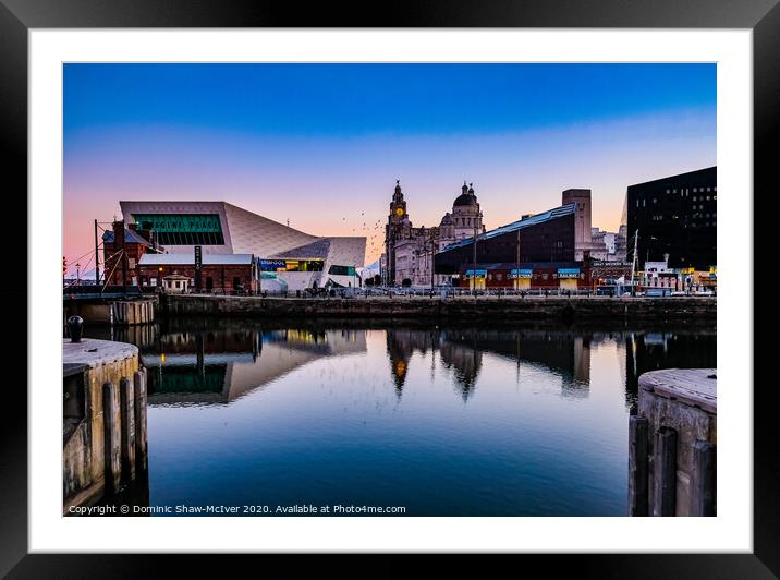 Liverpool reflections Framed Mounted Print by Dominic Shaw-McIver