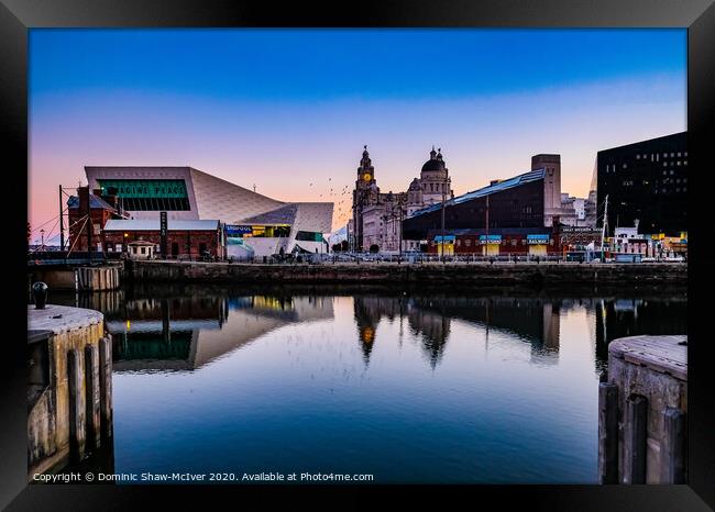 Liverpool reflections Framed Print by Dominic Shaw-McIver